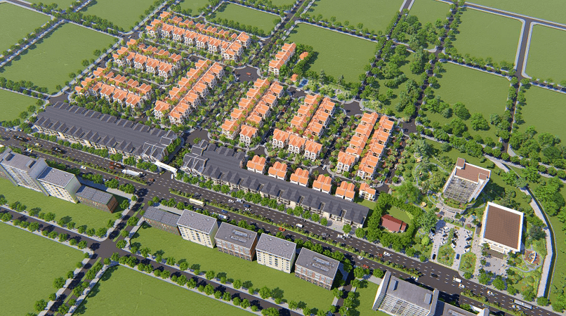 Phối cảnh dự án Đông Dương Green tại Nghi Xuân, Hà Tĩnh